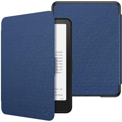 FINTIE Hoesje voor 7 inch Kindle Paperwhite 2024 (12e generatie) en Kindle Colorsoft Signature Edition (1e generatie), dunne en lichte beschermhoes, automatische aan/uit-hoes, marineblauw FINTIE Hoesje voor 7 inch Kindle Paperwhite 2024 (12e generatie) en Kindle Colorsoft Signature Edition (1e generatie), dunne en lichte beschermhoes, automatische aan/uit-hoes, marineblauw