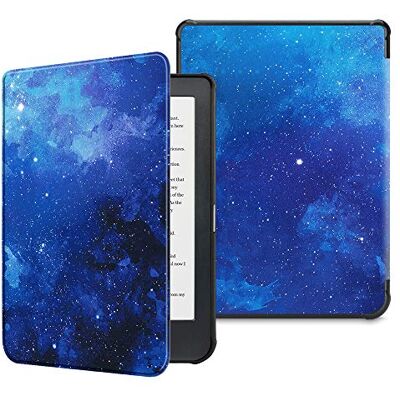 FINTIE Hoes voor Kobo Clara HD beschermhoes, dun, licht, magnetische sluiting, automatische wekker/slaapfunctie voor Kobo Clara HD 6 inch e-book reader 2018, hemelsblauw FINTIE Hoes voor Kobo Clara HD beschermhoes, dun, licht, magnetische sluiting, automatische wekker/slaapfunctie voor Kobo Clara HD 6 inch e-book reader 2018, hemelsblauw