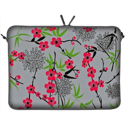 Digittrade LS104-11 Sakura Laptophoes 11 Neopreen Tablet Netbooktas voor 11,6 inch Digittrade LS104-11 Sakura Laptophoes 11 Neopreen Tablet Netbooktas voor 11,6 inch