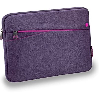 PEDEA Tas voor tablet PC Fashion voor 10,1-11 inch (25,6-27,96 cm), beschermhoes met vak voor accessoires, paars PEDEA Tas voor tablet PC Fashion voor 10,1-11 inch (25,6-27,96 cm), beschermhoes met vak voor accessoires, paars