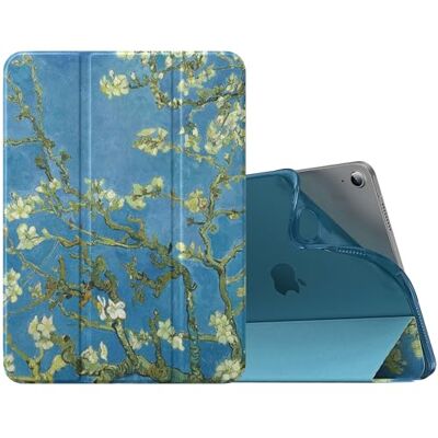 MoKo voor iPad Air 11 inch hoesje 7e/6e generatie M3/M2 2025/2024, iPad Air 5e/4e generatie 10,9 inch 2022/2020, doorschijnende matte zachte TPU achterkant, slanke beschermhoes, automatisch wake MoKo voor iPad Air 11 inch hoesje 7e/6e generatie M3/M2 2025/2024, iPad Air 5e/4e generatie 10,9 inch 2022/2020, doorschijnende matte zachte TPU achterkant, slanke beschermhoes, automatisch wake