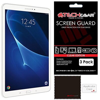 TECHGEAR Displaybeschermfolie voor Samsung Galaxy Tab A 10.1 2018/2016 (SM-T580 / SM-T581 / SM-T585) 3 stuks TECHGEAR Displaybeschermfolie voor Samsung Galaxy Tab A 10.1 2018/2016 (SM-T580 / SM-T581 / SM-T585) 3 stuks