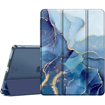 FINTIE Hoes voor iPad 10.2 inch 9e Generatie 2021/ 8e Gen. 2020 / 7e Gen. 2019 met Pencil Houder, Ultradun Superlicht Beschermhoes met Transparante Achterkant met Automatische Slaap-waak, (Z-Marmer Blauw) FINTIE Hoes voor iPad 10.2 inch 9e Generatie 2021/ 8e Gen. 2020 / 7e Gen. 2019 met Pencil Houder, Ultradun Superlicht Beschermhoes met Transparante Achterkant met Automatische Slaap-waak, (Z-Marmer Blauw)