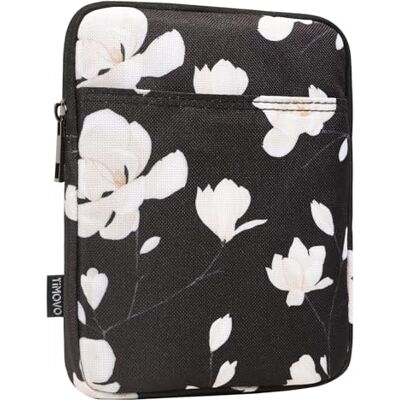 TiMOVO Beschermhoes voor Kindle Paperwhite en Kindle Colorsoft Signature Edition 6-7 inch beschermhoes voor Kindle E-reader / Kindle Oasi, magnolia zwart wit TiMOVO Beschermhoes voor Kindle Paperwhite en Kindle Colorsoft Signature Edition 6-7 inch beschermhoes voor Kindle E-reader / Kindle Oasi, magnolia zwart wit