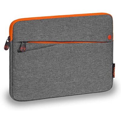 PEDEA Modieuze beschermhoes voor 10,1 inch laptop, grijs/oranje PEDEA Modieuze beschermhoes voor 10,1 inch laptop, grijs/oranje