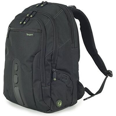 Targus EcoSpruce Computerrugzak, 27 l, laptoptas tot 15,6 inch, computertas van gerecyclede plastic flessen, zwart, TBB013EU Targus EcoSpruce Computerrugzak, 27 l, laptoptas tot 15,6 inch, computertas van gerecyclede plastic flessen, zwart, TBB013EU