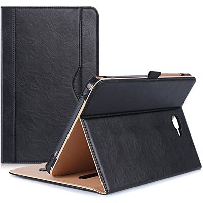 ProCase Samsung Galaxy Tab A 10.1 2016 (SM-T580 T585) hoes premium PU-leer standaard folio case cover met aktetas kaarthouder zwart ProCase Samsung Galaxy Tab A 10.1 2016 (SM-T580 T585) hoes premium PU-leer standaard folio case cover met aktetas kaarthouder zwart