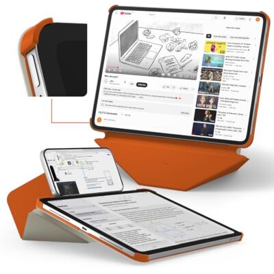 MOFT Dynamic Folio hoes voor iPad Pro 13 inch (M5 2025/M4 2024 Kijkhoek 20+ dunne magnetische houder hoogwaardig Mova-leer draagbaar stabiel MOFT Dynamic Folio hoes voor iPad Pro 13 inch (M5 2025/M4 2024 Kijkhoek 20+ dunne magnetische houder hoogwaardig Mova-leer draagbaar stabiel