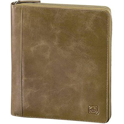 Hama Monday Milan Tan Tablet Organizer van leer met tas Hama Monday Milan Tan Tablet Organizer van leer met tas