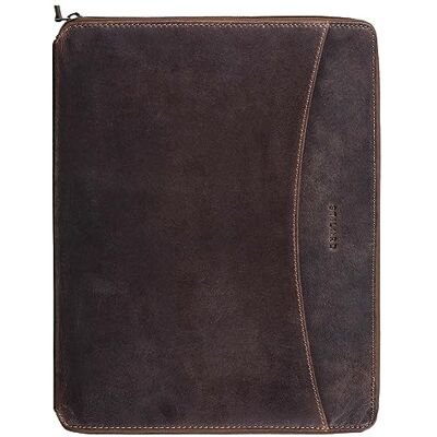 STILORD 'Dexter' Documententas van leer 13,3 inch voor MacBook, Organizer, conferentiemap voor heren en dames, laptoptas, Veleta Bruin, L, koffer STILORD 'Dexter' Documententas van leer 13,3 inch voor MacBook, Organizer, conferentiemap voor heren en dames, laptoptas, Veleta Bruin, L, koffer
