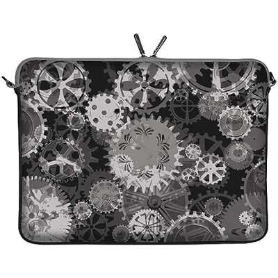 Digittrade LS118-15 Mechanics Designer MacBook Pro 15" neopreen hoes voor Mac Book tot 39,1 cm (15,6 inch) grijs Digittrade LS118-15 Mechanics Designer MacBook Pro 15" neopreen hoes voor Mac Book tot 39,1 cm (15,6 inch) grijs