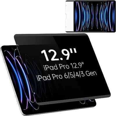 Mamol Magnetische displaybescherming voor iPad Pro 12,9 inch, afneembaar, privacyfilter iPad, anti-spy/anti-spionage, beschermfolie voor iPad 6e 5e 4e 3e generatie (2022/2021/2020/2018) Mamol Magnetische displaybescherming voor iPad Pro 12,9 inch, afneembaar, privacyfilter iPad, anti-spy/anti-spionage, beschermfolie voor iPad 6e 5e 4e 3e generatie (2022/2021/2020/2018)