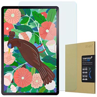doupi [2 stuks Samsung Tab S7 Plus/S7+ pantserglas beschermfolie voor Samsung Tab S7 Plus/S7+ (12,4 inch), 9H prijs pantserglas HD pantserglas (set van 2) doupi [2 stuks Samsung Tab S7 Plus/S7+ pantserglas beschermfolie voor Samsung Tab S7 Plus/S7+ (12,4 inch), 9H prijs pantserglas HD pantserglas (set van 2)