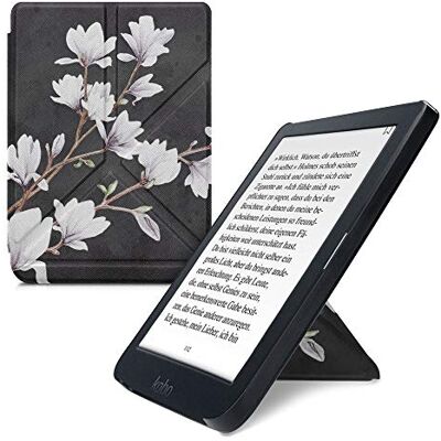 kwmobile Kobo Nia e-reader hoes pu-lederen e-reader hoes beschermhoes taupe-wit-donkergrijs kwmobile Kobo Nia e-reader hoes pu-lederen e-reader hoes beschermhoes taupe-wit-donkergrijs
