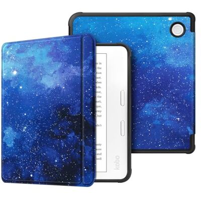 FINTIE Beschermhoes voor Tolino Vision Color (2024)/Vision 6 (2021) en Kobo Libra Color (2024)/Libra 2 (2021) 7 inch Superlichte TPU-beschermhoes met automatische slaap/wake FINTIE Beschermhoes voor Tolino Vision Color (2024)/Vision 6 (2021) en Kobo Libra Color (2024)/Libra 2 (2021) 7 inch Superlichte TPU-beschermhoes met automatische slaap/wake