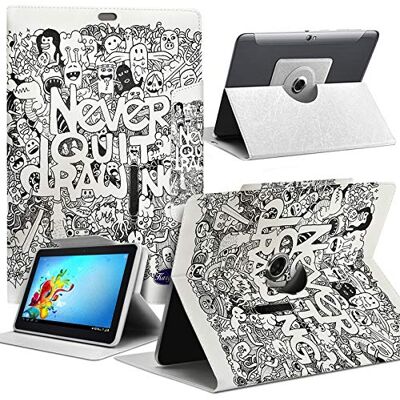 KARYLAX Beschermhoes motief MV10 universele S voor tablet Samsung Galaxy Tab S2 VE 8 inch KARYLAX Beschermhoes motief MV10 universele S voor tablet Samsung Galaxy Tab S2 VE 8 inch