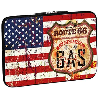 PEDEA Design beschermhoes 15,6 inch Stars & Stripes PEDEA Design beschermhoes 15,6 inch Stars & Stripes