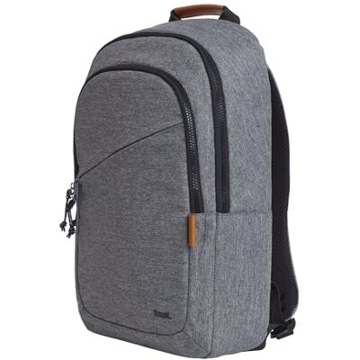 Trust Avana Rugzak voor laptop, 40,6 cm, reisrugzak, 20 l, van gerecycled kunststof, rugzak voor dames en heren, pc, vrije tijd, college, zaken, werk, grijs Trust Avana Rugzak voor laptop, 40,6 cm, reisrugzak, 20 l, van gerecycled kunststof, rugzak voor dames en heren, pc, vrije tijd, college, zaken, werk, grijs