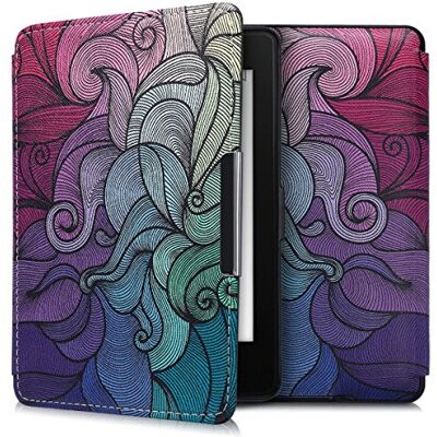 kwmobile Beschermhoes compatibel met Amazon Kindle Paperwhite, beschermhoes met magneetsluiting, kunstleer, fuchsia-blauw-groen kwmobile Beschermhoes compatibel met Amazon Kindle Paperwhite, beschermhoes met magneetsluiting, kunstleer, fuchsia-blauw-groen