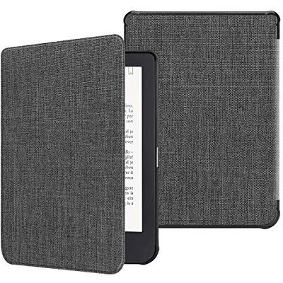FINTIE Hoes voor Kobo Clara HD beschermhoes dun lichtgewicht magnetische sluiting automatische wekker/slaapfunctie voor Kobo Clara HD 6 inch e-book reader 2018, Denim Charcoal FINTIE Hoes voor Kobo Clara HD beschermhoes dun lichtgewicht magnetische sluiting automatische wekker/slaapfunctie voor Kobo Clara HD 6 inch e-book reader 2018, Denim Charcoal