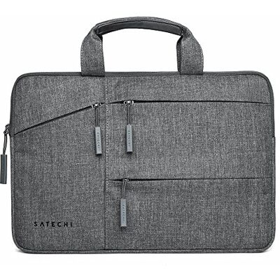 SATECHI Laptoptas 13 inch, waterdicht en gevoerd, met meerdere vakken en zakken, voor MacBook Air/Pro/Neo en laptops tot 13 inch jusqu'à 13 pouces SATECHI Laptoptas 13 inch, waterdicht en gevoerd, met meerdere vakken en zakken, voor MacBook Air/Pro/Neo en laptops tot 13 inch jusqu'à 13 pouces