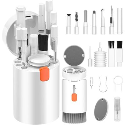 VICHYIE 20-in-1 reinigingsset voor toetsenbord, AirPods 1/2/3/Pro, laptop, mobiele telefoon VICHYIE 20-in-1 reinigingsset voor toetsenbord, AirPods 1/2/3/Pro, laptop, mobiele telefoon