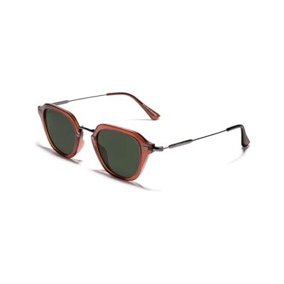 D.Franklin Zonnebril Uniseks Met UV-beschermende lenzen Roller model Achthoekig Voor mannen en vrouwen Sunglasses, Bruin 61, Eén maat Eén maat D.Franklin Zonnebril Uniseks Met UV-beschermende lenzen Roller model Achthoekig Voor mannen en vrouwen Sunglasses, Bruin 61, Eén maat Eén maat