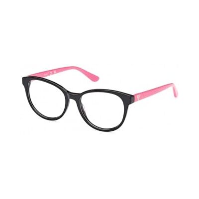 GUESS Lunettes GU50139 001 Noir brillant 48/15/130 Pour fille, 001 Noir brillant, 48/15/130 GUESS Lunettes GU50139 001 Noir brillant 48/15/130 Pour fille, 001 Noir brillant, 48/15/130