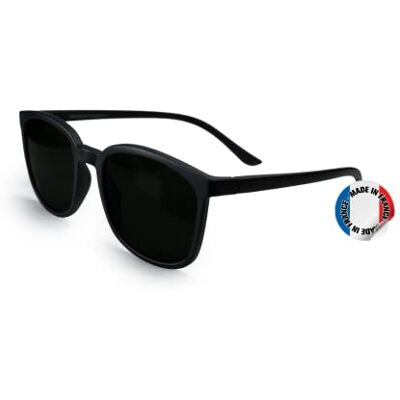 Pierrot Gepolariseerde zonnebril voor dames en heren, made in France, ronde zonnebril, UV400, voor rijden en reizen, blauw, zwart. Pierrot Gepolariseerde zonnebril voor dames en heren, made in France, ronde zonnebril, UV400, voor rijden en reizen, blauw, zwart.
