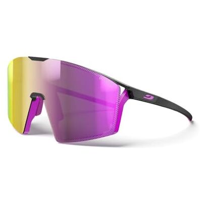 Julbo Edge Uniseks zonnebril (1 stuk), Mat zwart/roze Taille unique Julbo Edge Uniseks zonnebril (1 stuk), Mat zwart/roze Taille unique
