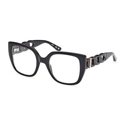 GUESS Lunettes GU50118 001 noir brillant 52/21/135 pour femme, 001 Noir brillant, 52/21/135 GUESS Lunettes GU50118 001 noir brillant 52/21/135 pour femme, 001 Noir brillant, 52/21/135