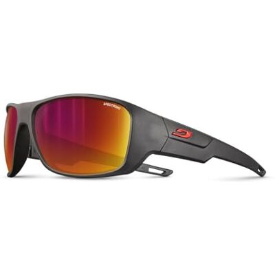 Julbo ROOKIE 2 zonnebril voor kinderen, uniseks, zwart-rood, categorie 3 Julbo ROOKIE 2 zonnebril voor kinderen, uniseks, zwart-rood, categorie 3