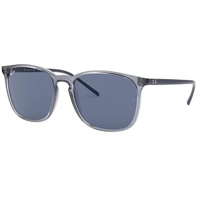 Ray-Ban 0rb4387 heren Zonnebril, blauw (transparant blauw). Ray-Ban 0rb4387 heren Zonnebril, blauw (transparant blauw).