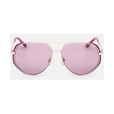 GUESS Gu00219 Uniseks zonnebril, Mat paars GUESS Gu00219 Uniseks zonnebril, Mat paars