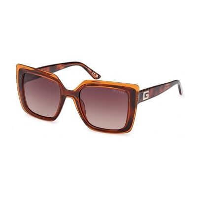 Guess GU7908 Dark Havana zonnebril voor dames, bruin, één maat Guess GU7908 Dark Havana zonnebril voor dames, bruin, één maat