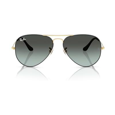 Ray-Ban Rb3025 Klassieke Zonnebril Gradient Aviator, Goud/Crystal Bruin-Roze Zilver, M, Zwart op Goud/Blauw Vintage Gradiënt Zwart, 58 mm 58 mm Ray-Ban Rb3025 Klassieke Zonnebril Gradient Aviator, Goud/Crystal Bruin-Roze Zilver, M, Zwart op Goud/Blauw Vintage Gradiënt Zwart, 58 mm 58 mm