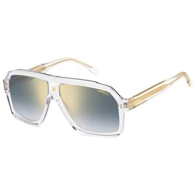 Carrera 1053/S Zonnebril Crystal/Blue Shaded Gold Mirror 60/12/145 heren 60 Carrera 1053/S Zonnebril Crystal/Blue Shaded Gold Mirror 60/12/145 heren 60