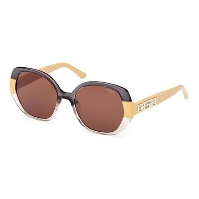 GUESS GU7911 Zonnebril, dames, geel/andere (Mveelkleurig), één maat GUESS GU7911 Zonnebril, dames, geel/andere (Mveelkleurig), één maat