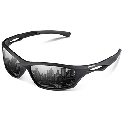 Duduma Zonnebril voor heren, gepolariseerd, sportbril, vissen, fietsen, UV400, gepolariseerde bril, voor heren en dames, TR90 Eén maat Duduma Zonnebril voor heren, gepolariseerd, sportbril, vissen, fietsen, UV400, gepolariseerde bril, voor heren en dames, TR90 Eén maat