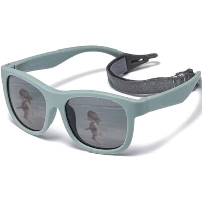 Musivon Skibril voor jongens en meisjes, 4-13 jaar, flexibel montuur, gepolariseerde zonnebril, Blauw S Musivon Skibril voor jongens en meisjes, 4-13 jaar, flexibel montuur, gepolariseerde zonnebril, Blauw S