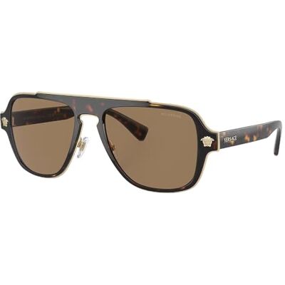 Versace 0VE2199 56 1252LA Uniseks zonnebril voor volwassenen, meerkleurig, één maat Versace 0VE2199 56 1252LA Uniseks zonnebril voor volwassenen, meerkleurig, één maat