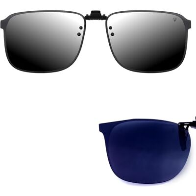 CREYESTAL Clip Gepolariseerde zonnebril, opklapbaar en ultralicht, zonnebril, zonneclip, voor heren en dames, 100% uv-bescherming, CE-gecertificeerd 135 mm CREYESTAL Clip Gepolariseerde zonnebril, opklapbaar en ultralicht, zonnebril, zonneclip, voor heren en dames, 100% uv-bescherming, CE-gecertificeerd 135 mm