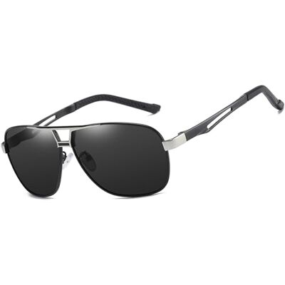 AORON Gepolariseerde zonnebril voor heren, gepolariseerde outdoor sportbril, 100% UV400-bescherming, autorijden, Schwarz AORON Gepolariseerde zonnebril voor heren, gepolariseerde outdoor sportbril, 100% UV400-bescherming, autorijden, Schwarz