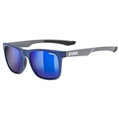 Uvex Lgl 42 Zonnebril voor dames en heren, spiegeleffect, filtercategorie 3, blauw/grijs/blauw, één maat Uvex Lgl 42 Zonnebril voor dames en heren, spiegeleffect, filtercategorie 3, blauw/grijs/blauw, één maat