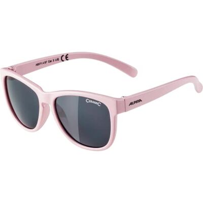 ALPINA Luzy Uniseks zonnebril voor kinderen, roze gloss, Eén maat ALPINA Luzy Uniseks zonnebril voor kinderen, roze gloss, Eén maat