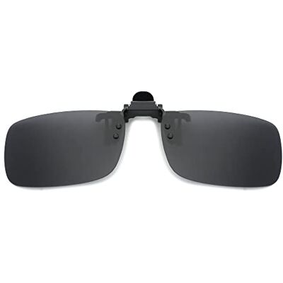 JM Frameloze clip-on gepolariseerde zonnebril voor brillen, Gepolariseerd grijs 57*36 JM Frameloze clip-on gepolariseerde zonnebril voor brillen, Gepolariseerd grijs 57*36
