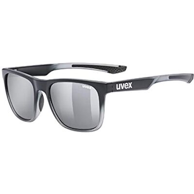 Uvex Uniseks – volwassenen, LGL 42 zonnebril, zwart transparant zilver, Eén maat Uvex Uniseks – volwassenen, LGL 42 zonnebril, zwart transparant zilver, Eén maat