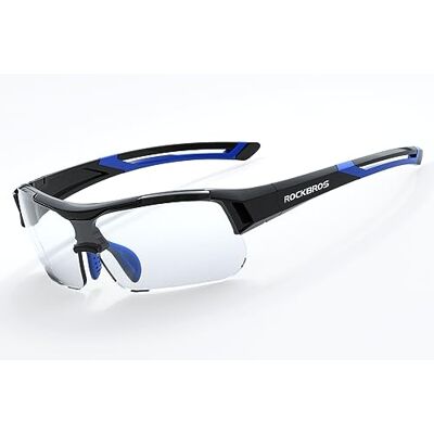 ROCKBROS Fietsbril voor heren, fietsen, zonnebril, fotochroom, heren en dames, UV400-bescherming, voor sport, mountainbike, honkbal, vissen, skiën, hardlopen ROCKBROS Fietsbril voor heren, fietsen, zonnebril, fotochroom, heren en dames, UV400-bescherming, voor sport, mountainbike, honkbal, vissen, skiën, hardlopen
