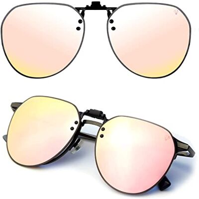 CREYESTAL Clip Gepolariseerde Zonnebril, Optilbaar en Ultralicht, Overbril, zonneclip, Heren, Dames, 100% Anti-UV, CE-gecertificeerd Eén maat CREYESTAL Clip Gepolariseerde Zonnebril, Optilbaar en Ultralicht, Overbril, zonneclip, Heren, Dames, 100% Anti-UV, CE-gecertificeerd Eén maat