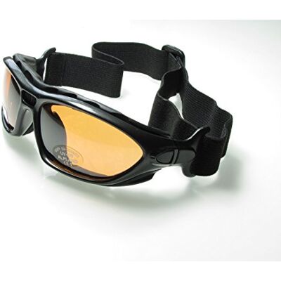 Alpland Sportbril voor skiën, kitesurfen, fietsen met verwisselbare band en riem, verbeterd contrastglas, incl. softbag Alpland Sportbril voor skiën, kitesurfen, fietsen met verwisselbare band en riem, verbeterd contrastglas, incl. softbag